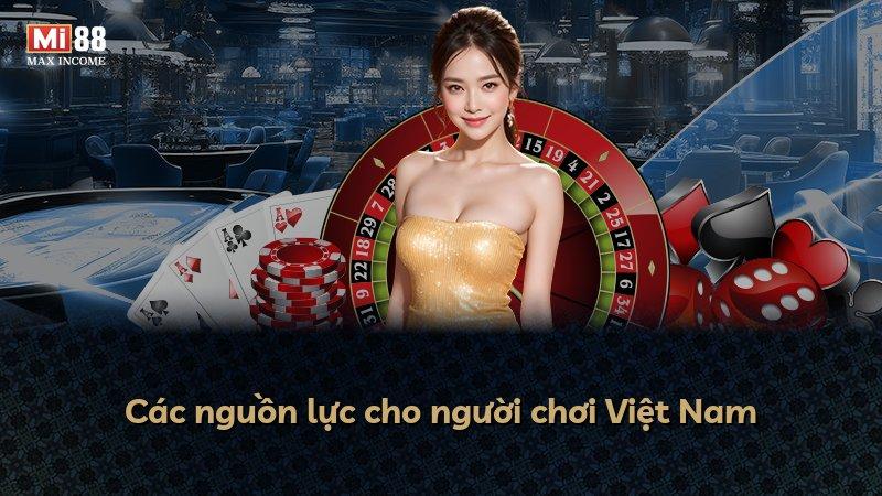 Các nguồn lực cho người chơi Việt Nam